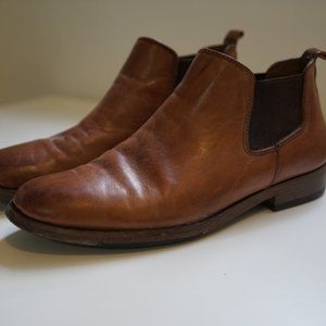 Brown Leather Chelsea ankle boot by Sutro Shoes